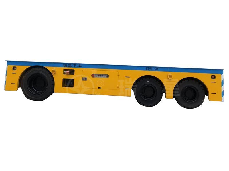 50噸輪胎式無(wú)軌電動(dòng)平車