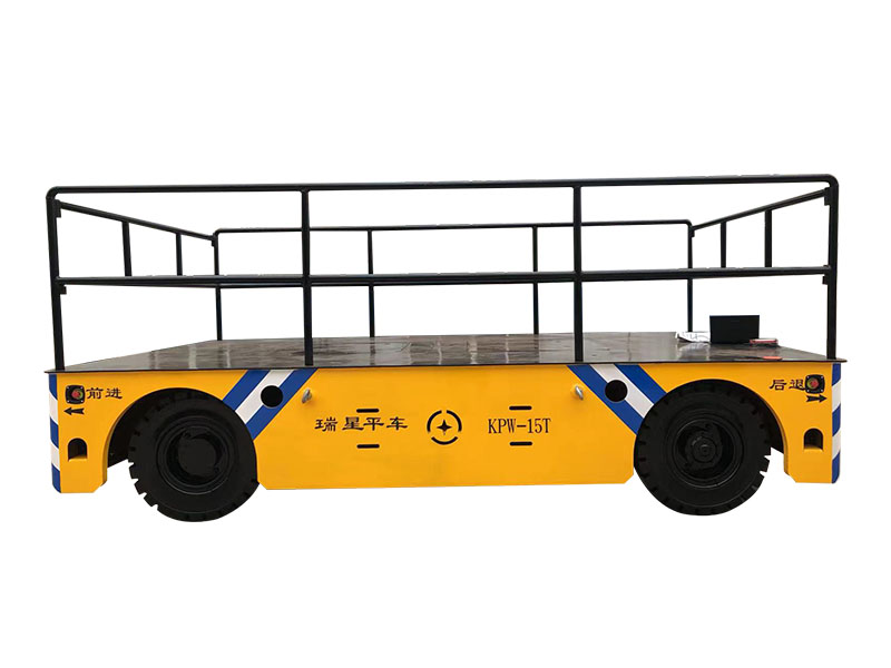 輪胎式無(wú)軌電動(dòng)平車